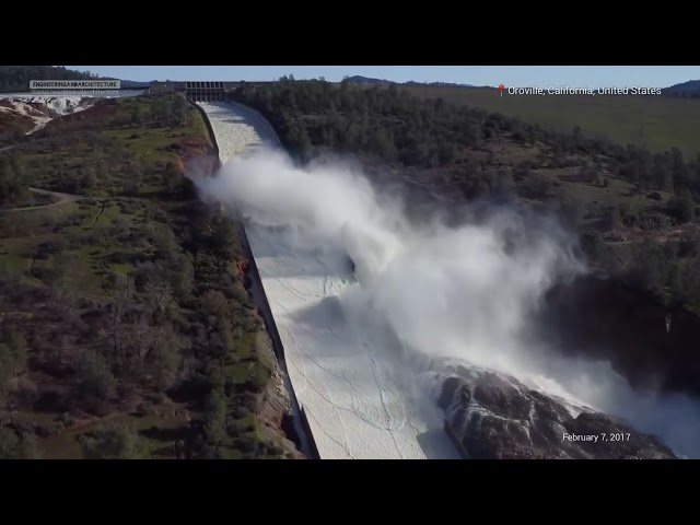 Dam failures from around the world in a video compilation