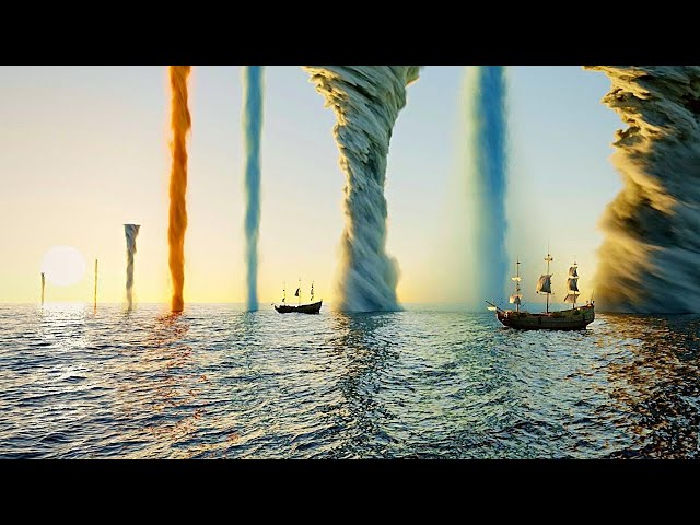 Tornado Size Comparison and Whirlwind Analysis in 3D